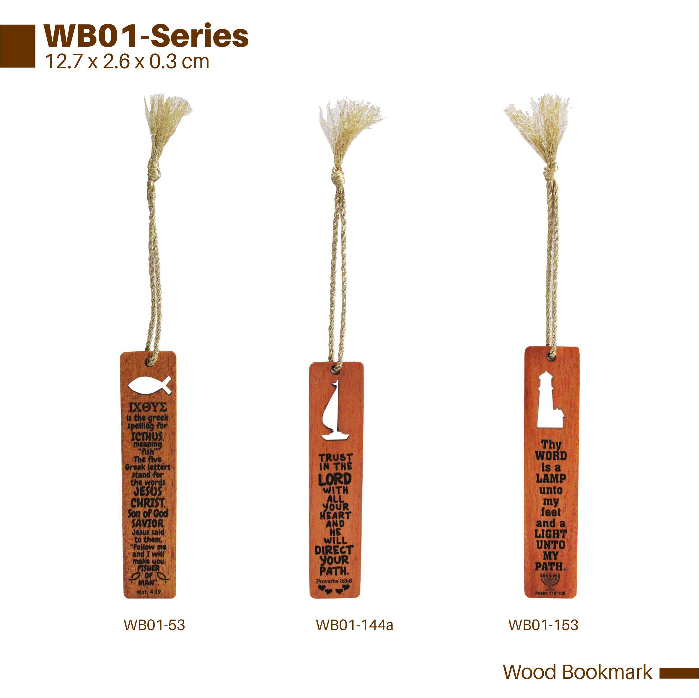 WOODEN BOOKMARK (WB01 SERIES)